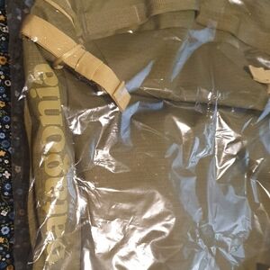 Patagonia Olive and Beige Backpack